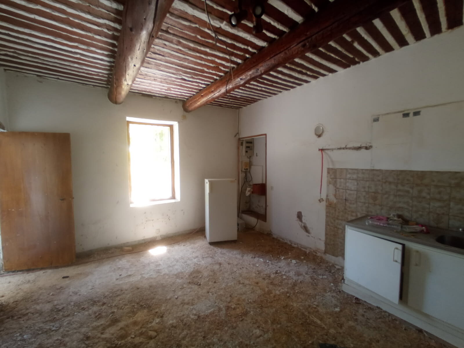 Sablage d’un plafond à la française à Cavaillon